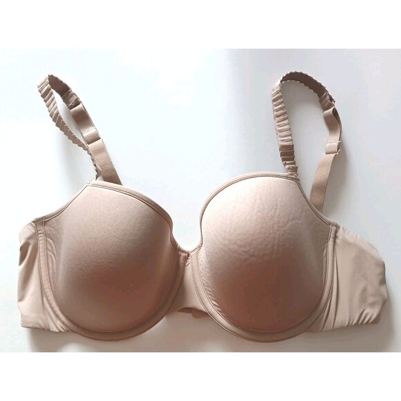 Thirdlove Classic T-Shirt Bra 38C Underwire 24/7 Satin Padded Adjustable Strap - Picture 2 of 7